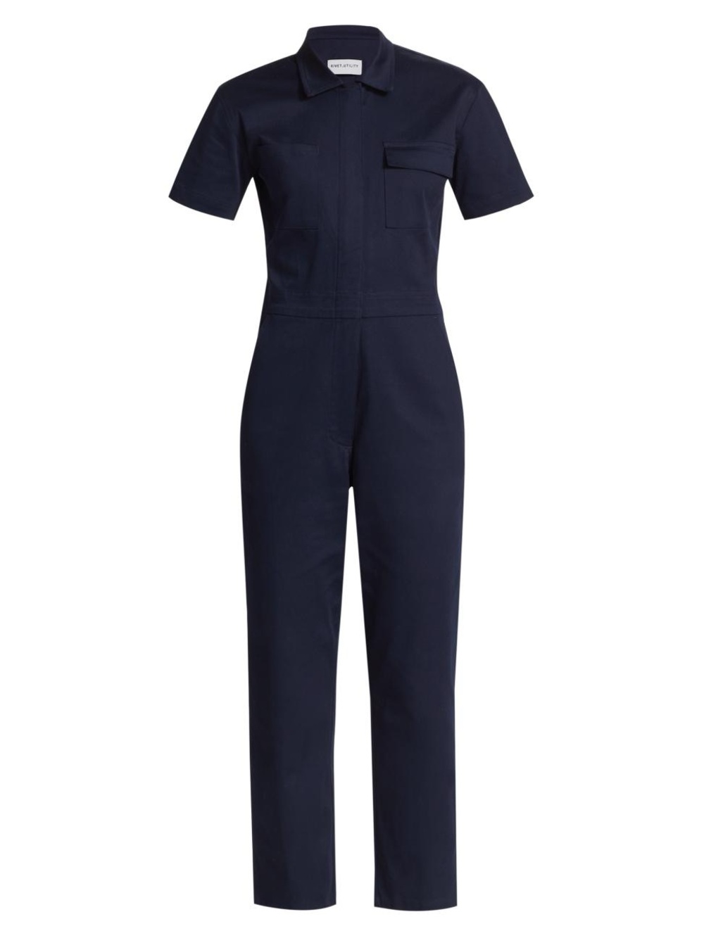 Rivet Utility Worker Navy Short Sleeve Jumpsuit Size M
